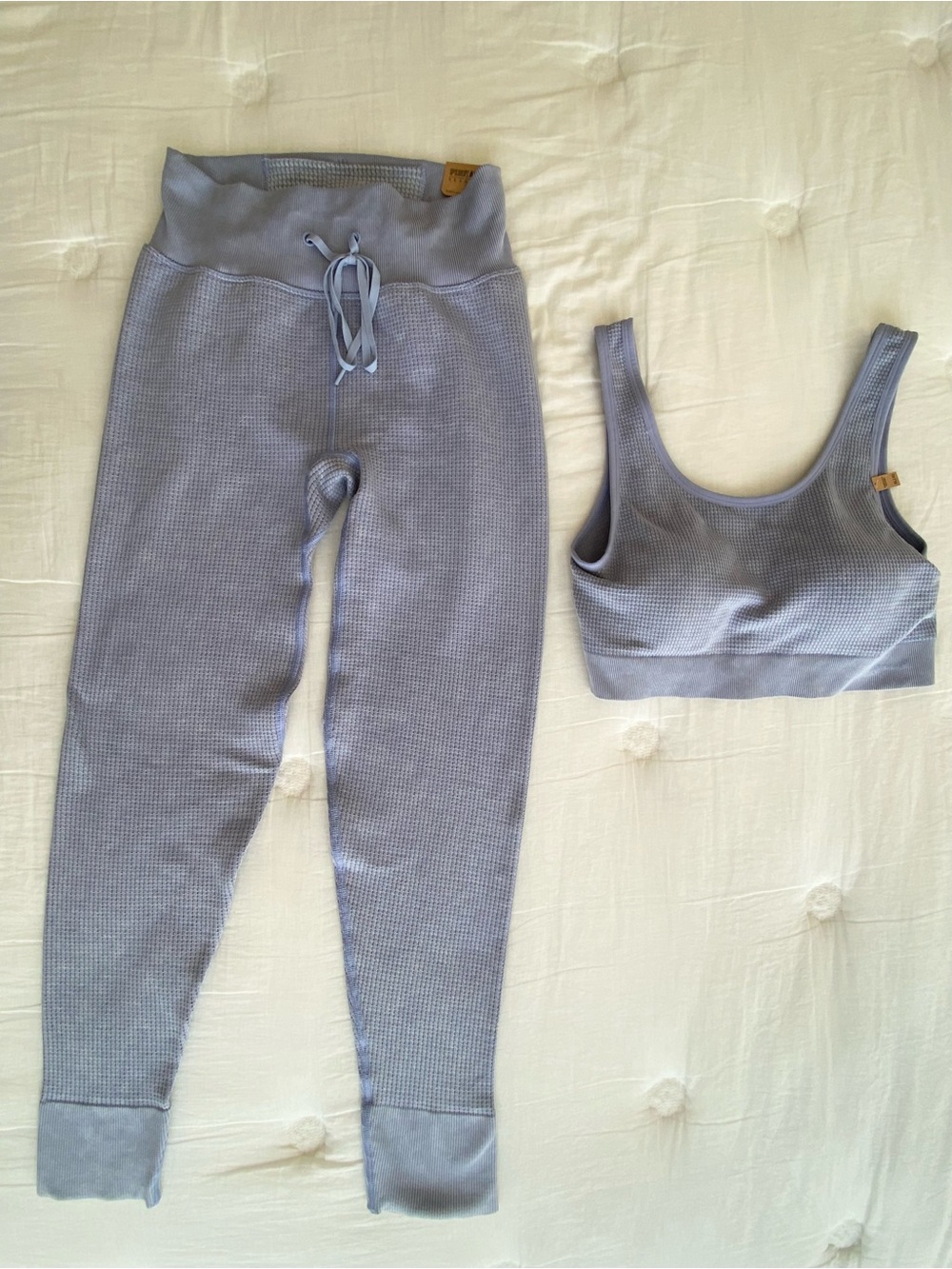 Victorias Secret Pink Active Seamless Lavender Ribbed Lounge Joggers